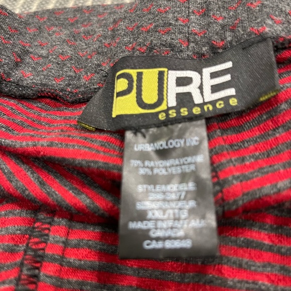 Pur brand XXL dark brown and red stretchy pants, like new. - Picture 4 of 4